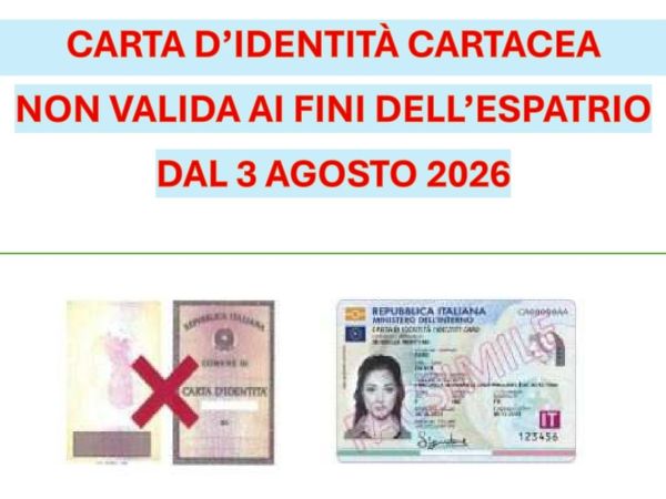  CARTA D'IDENTITÀ CARTACEA: NUOVE DISPOSIZIONI INTRODOTTE DAL DECRETO LEGGE N. 108/2026 